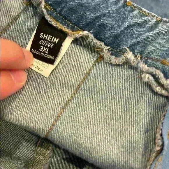 SHEIN curve jean skirt size 3XL - Picture 3 of 4